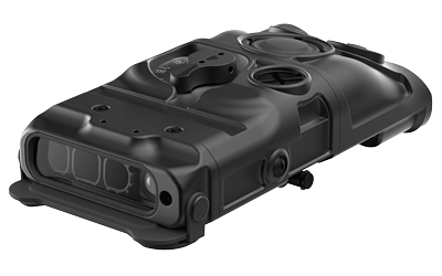 Black tactical device with multiple viewing lenses