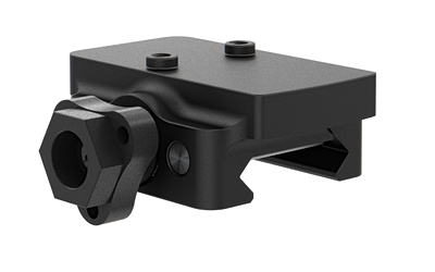 Black tactical accessory mount for firearms.