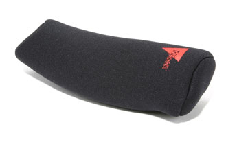 Black ergonomic mouse wrist rest