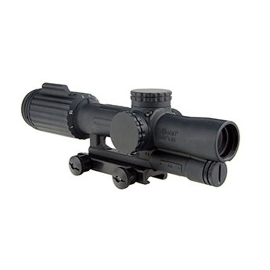 High-quality black rifle scope with adjustable zoom