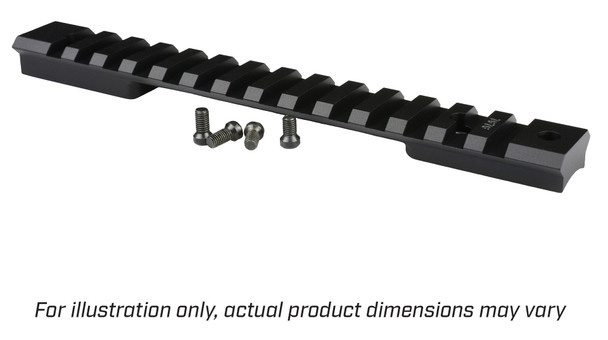 Mounting rail with screws for firearm accessories