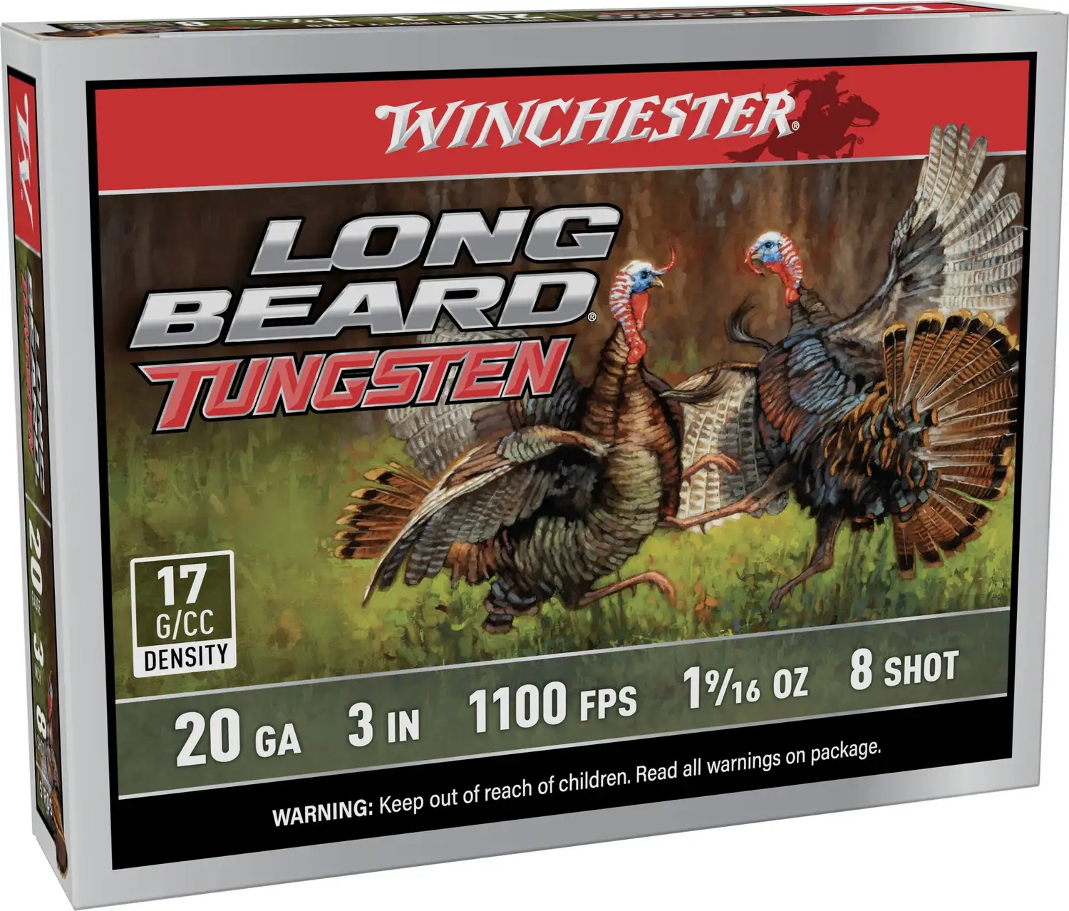 Winchester Long Beard Tungsten shotgun shell box