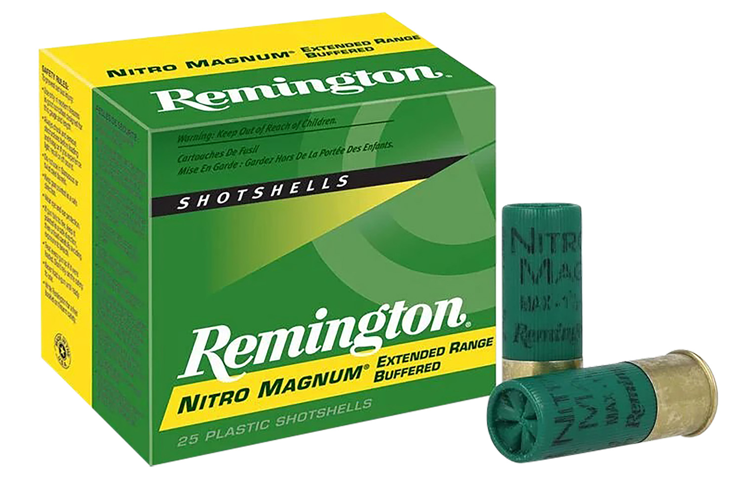 Remington Nitro Magnum shotshells packaging and shells