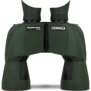 Green Steiner Nighthunter 8x56 binoculars viewfinder.