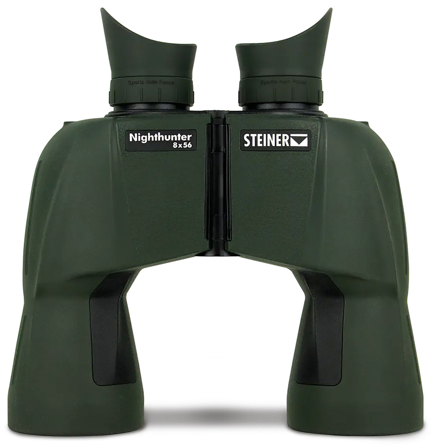 Green Steiner Nighthunter 8x56 binoculars viewfinder.
