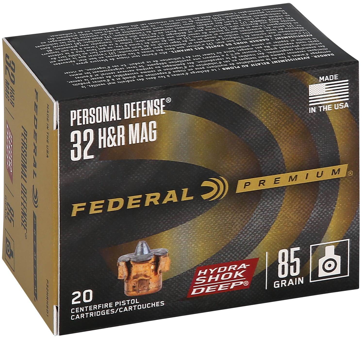 Federal Premium 32 H&R Mag ammunition box