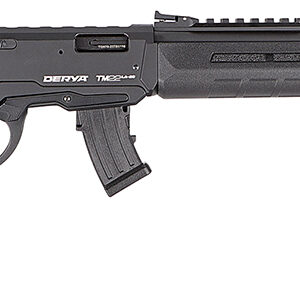 Side view of a black shotgun firearm