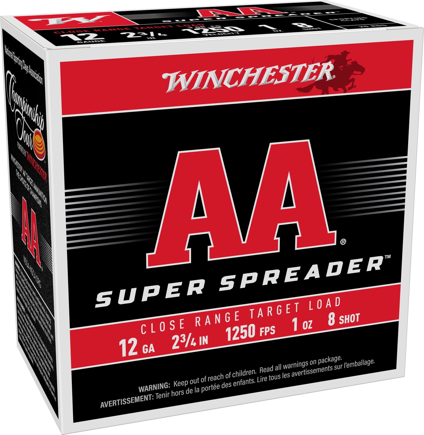 Winchester AA Super Spreader shotgun shell packaging