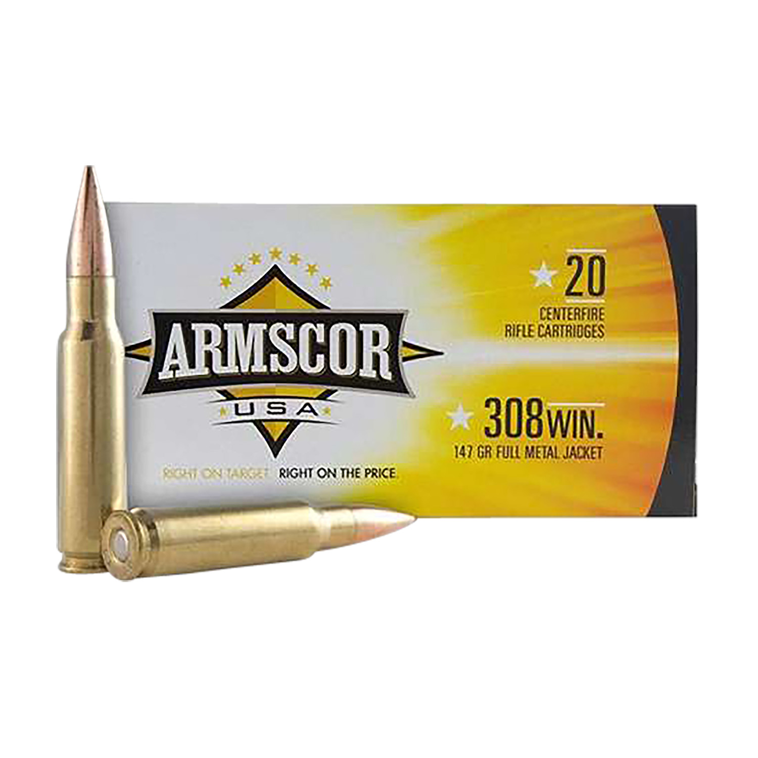 Armscor .308 Winchester centerfire rifle cartridges