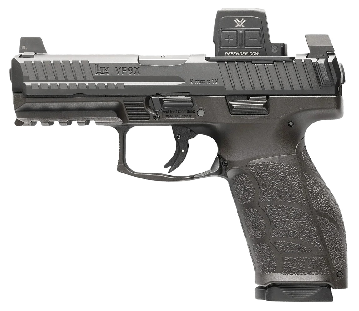 Heckler & Koch VP9X pistol with reflex sight