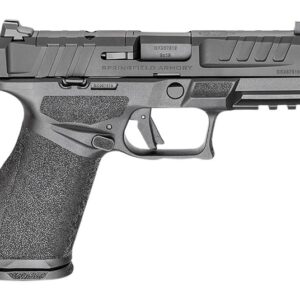 Springfield Armory compact handgun in black color.