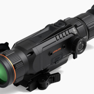 Close-up of a thermal imaging scope.