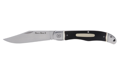 Razor sharp folding knife with sleek design.