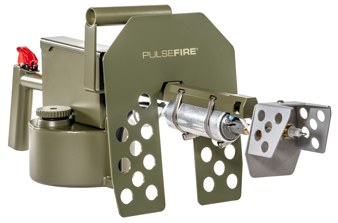 Portable ignition device for fire management.