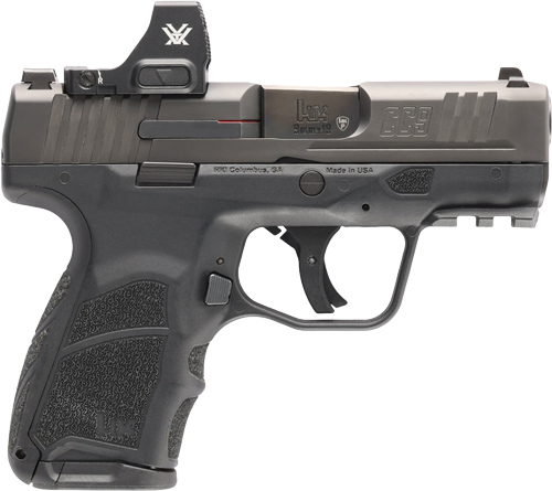 Compact handgun with red dot sight