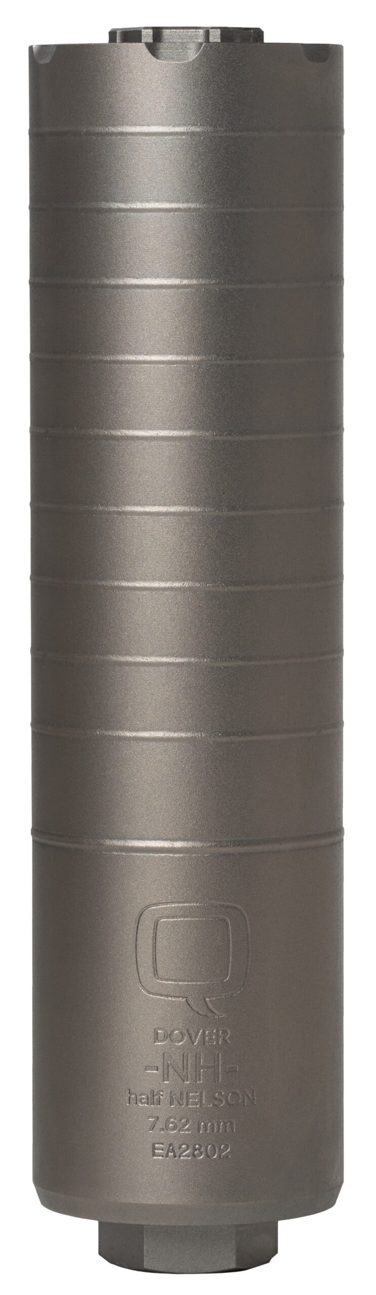 Metal silencer for 7.62 mm firearms