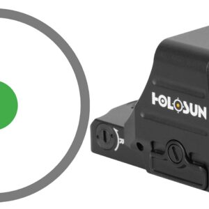 Holosun red dot sight with green reticle