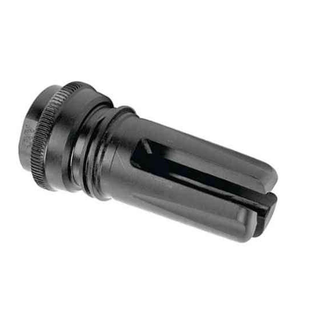 Black adjustable nozzle for garden hose or spray.