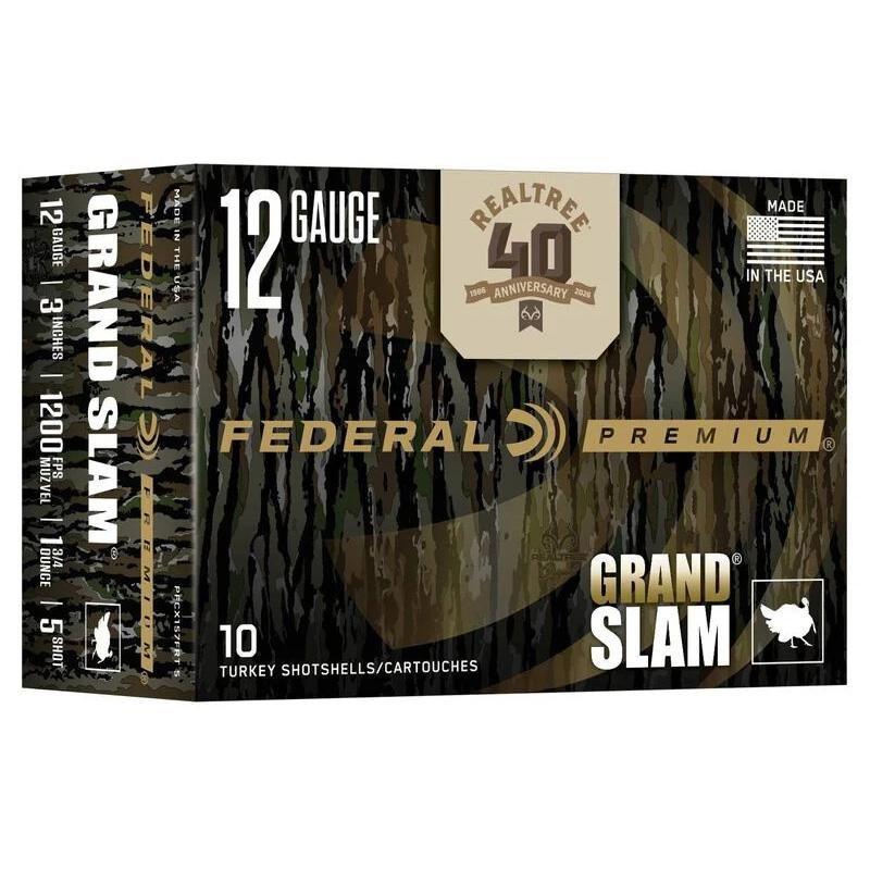 Federal Premium 12 gauge turkey shot shells packaging