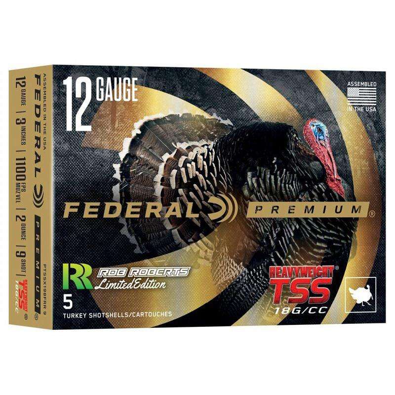 Box of Federal Premium 12 gauge turkey shotshells