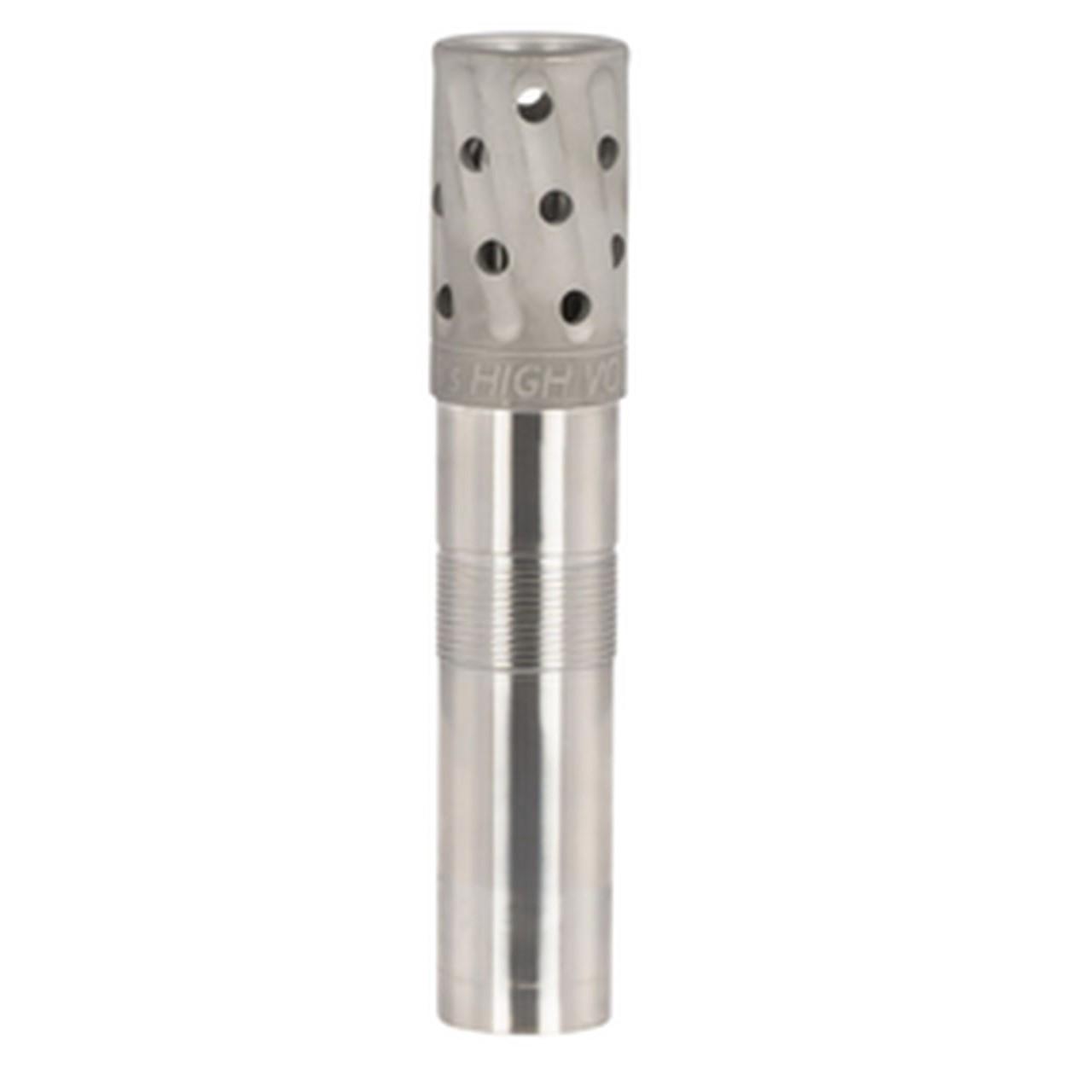 Stainless steel pipe with perforated top design.