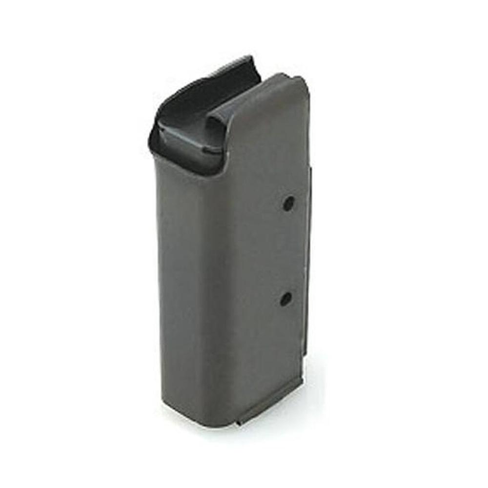 Black firearm magazine holder for handgun