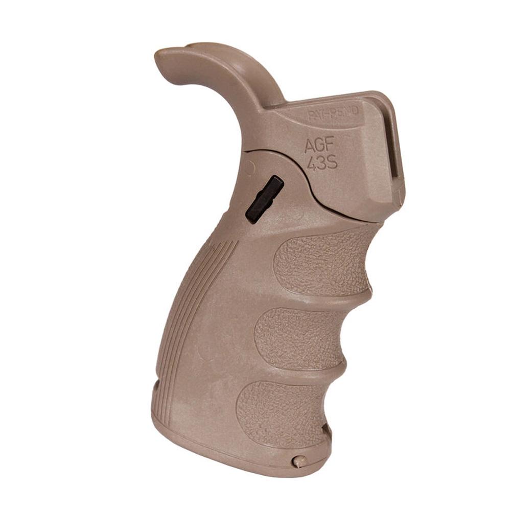 Gray gun grip for firearms