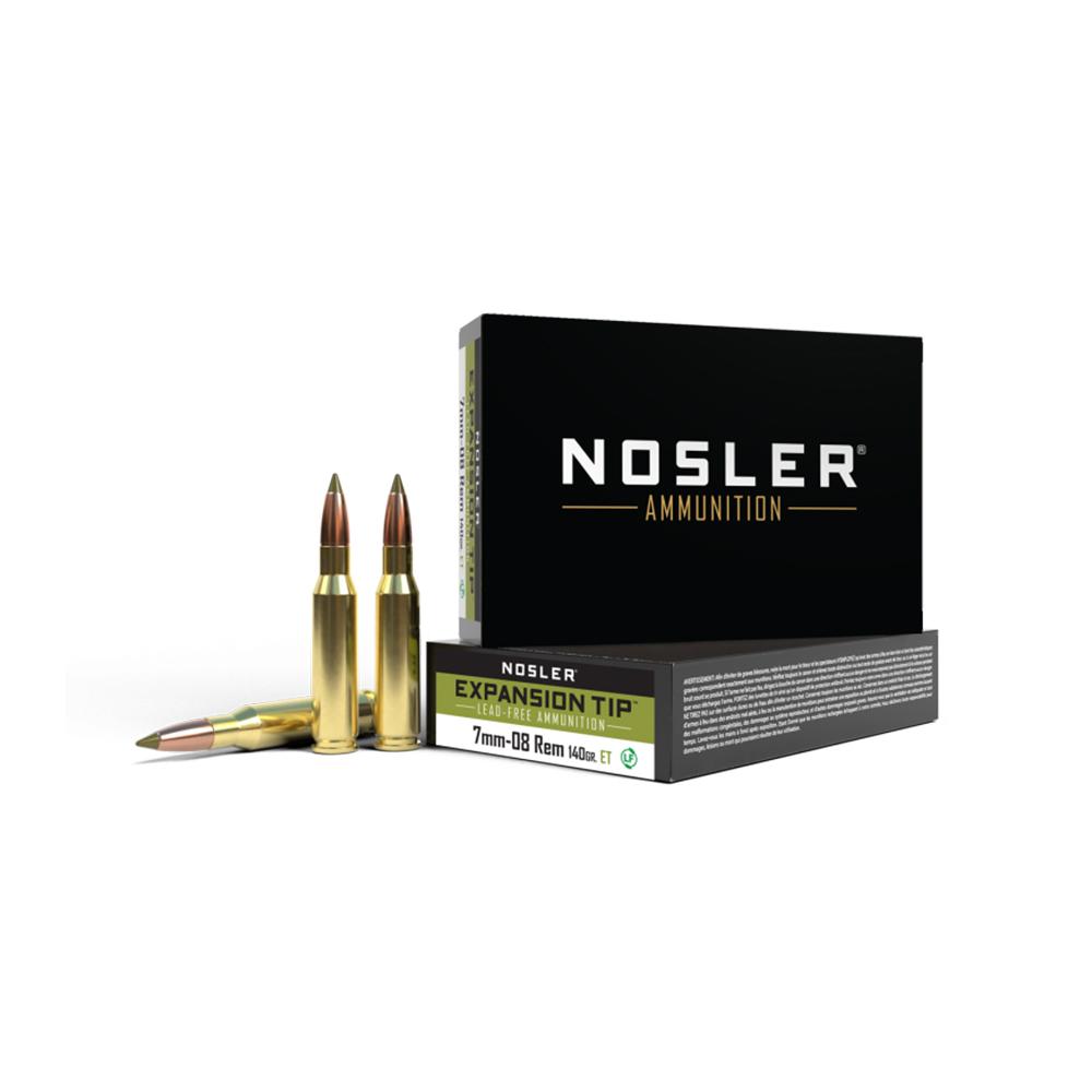 Nosler 7mm-08 Rem Ammunition with Expansion Tip