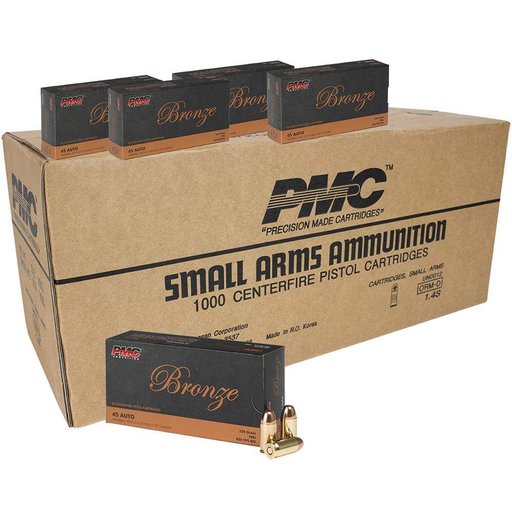 Box of PMC Bronze small arms ammunition cartridges