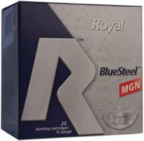 Box of Bluesteel 12 gauge hunting cartridges