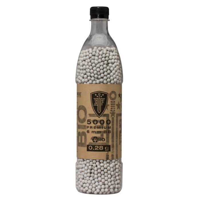 Bottle of 5000 premium 6mm bio BBs