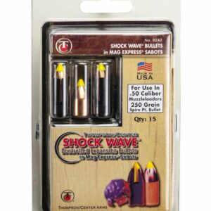 Pack of Shock Wave bullets for .50 caliber muzzleloaders.