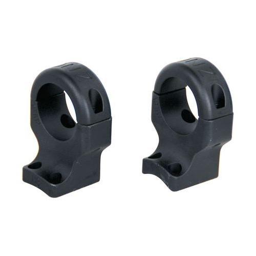 Set of two black scope rings for mounting