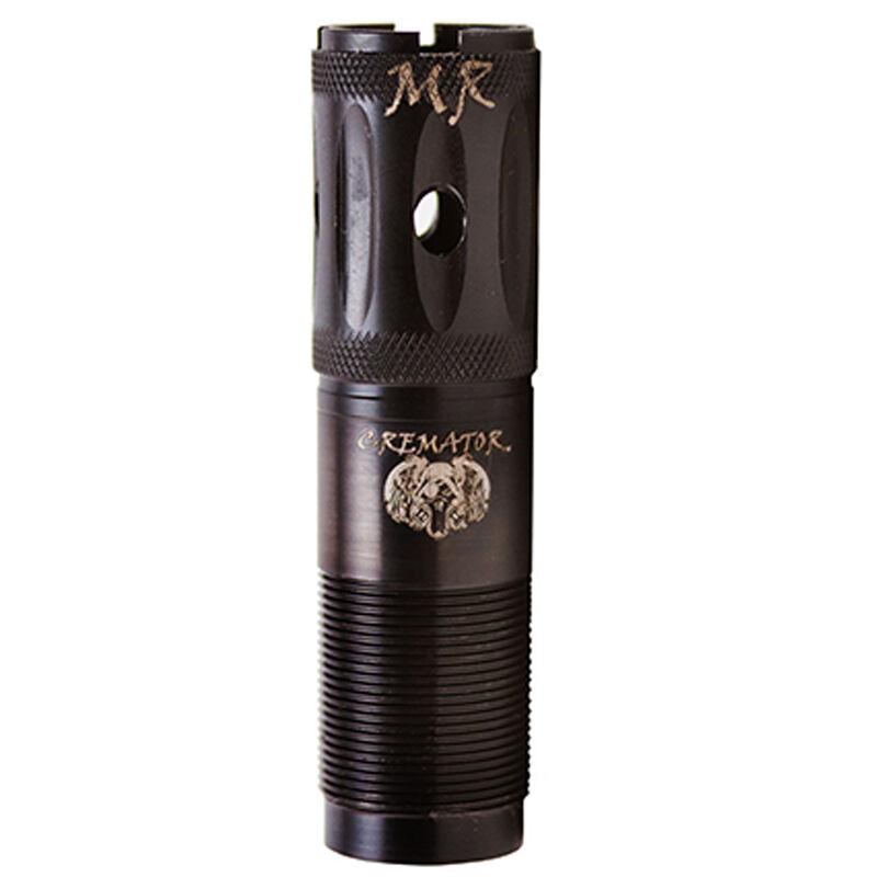 Black shotgun choke tube with engraved designs.