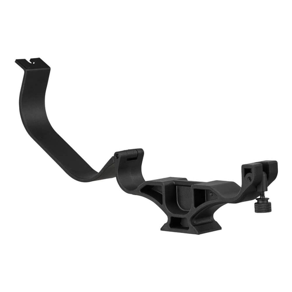 Black adjustable firearm accessory mount