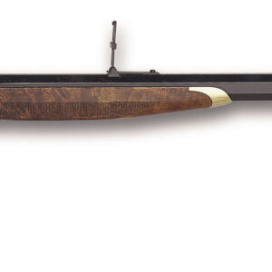 Vintage rifle with wooden and metal components.
