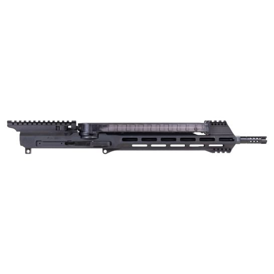 Side view of a firearm upper receiver.