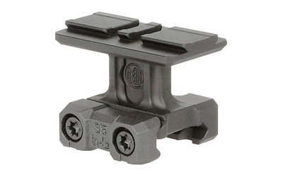 Tactical mounting accessory for firearm optics.
