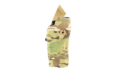 Side view of camouflaged holster.