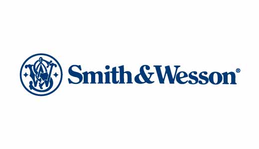 Smith & Wesson logo with iconic design.