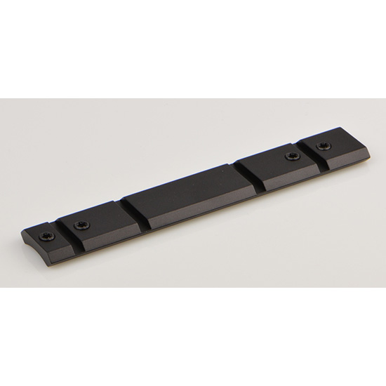 Black metal rail for mounting accessories