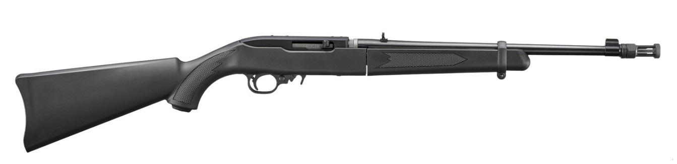 Side view of a modern rifle.