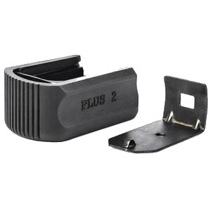 Black PLUS 2 magazine extension and metal bracket