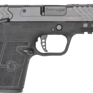 Handgun with textured grip and safety features