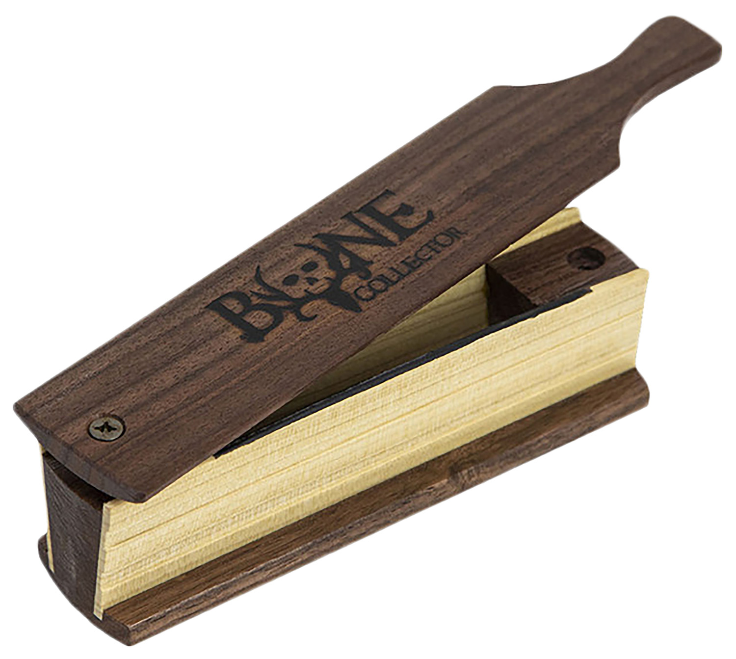 Wooden box duck call with engraved logo
