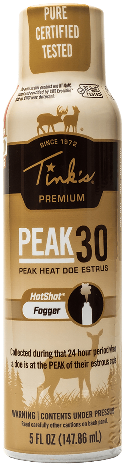 Tink’s Peak 30 Doe Estrus fogger can