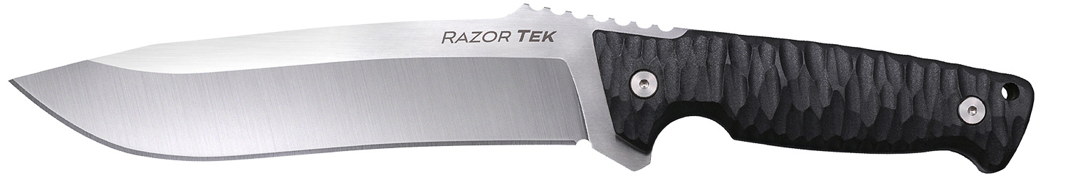 Razor Tek fixed-blade knife with textured handle