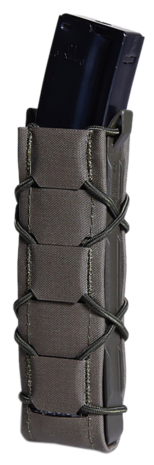 Pistol magazine in tactical nylon pouch