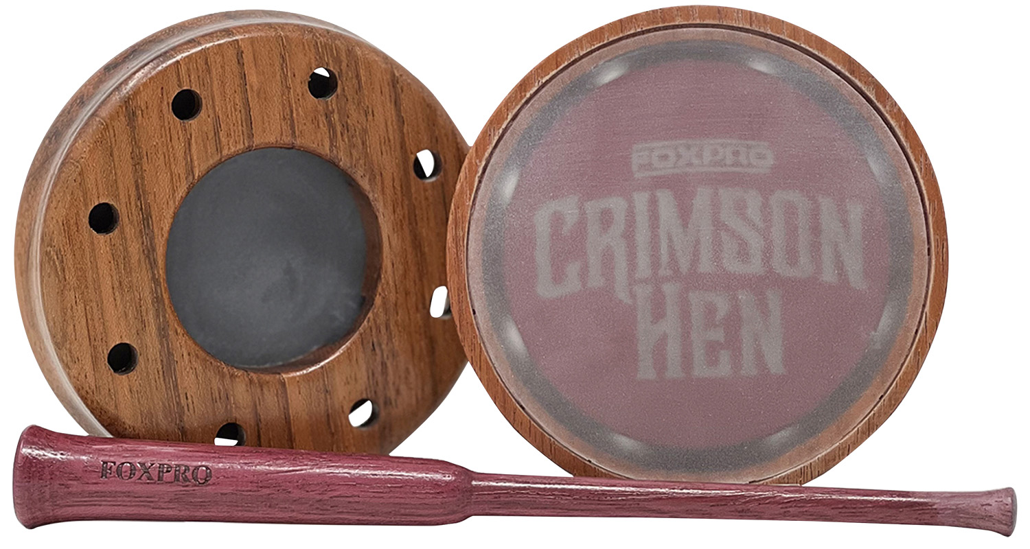 FoxPro Crimson Hen turkey call with striker