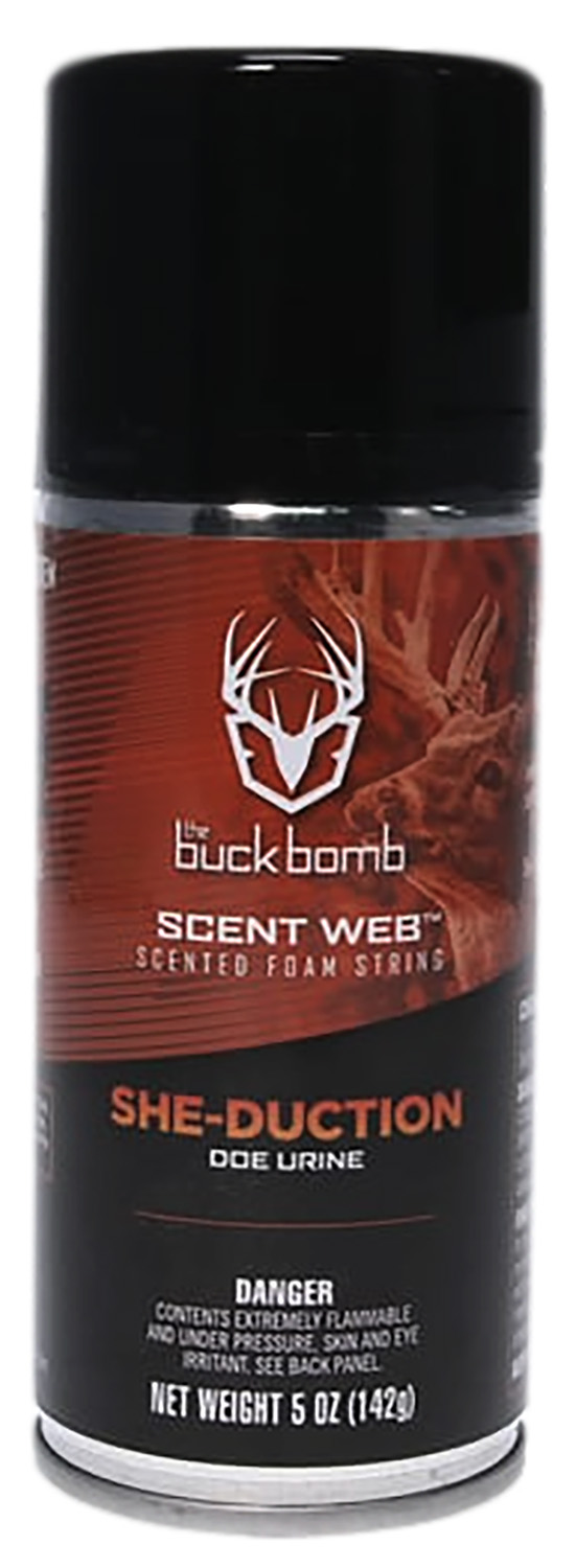 Buck Bomb She-Duction doe urine scent spray can